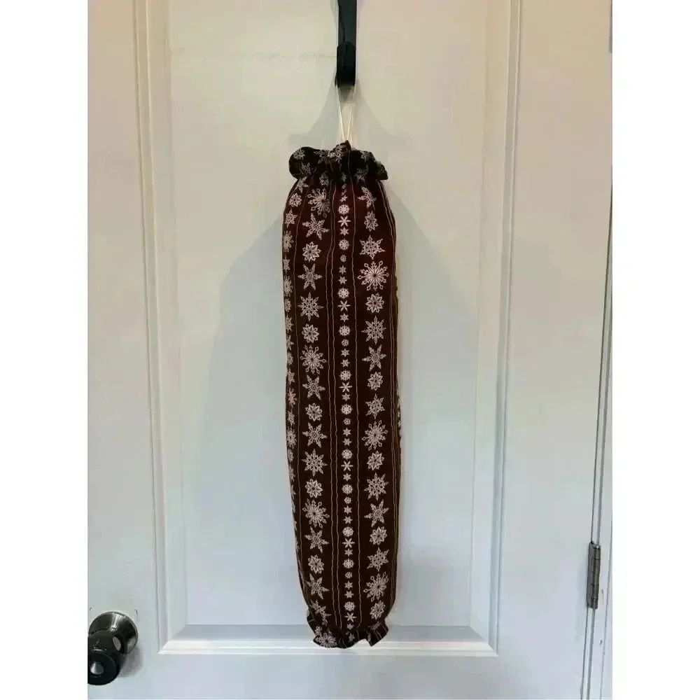 Handmade Plastic Bag Holder-snowflakes